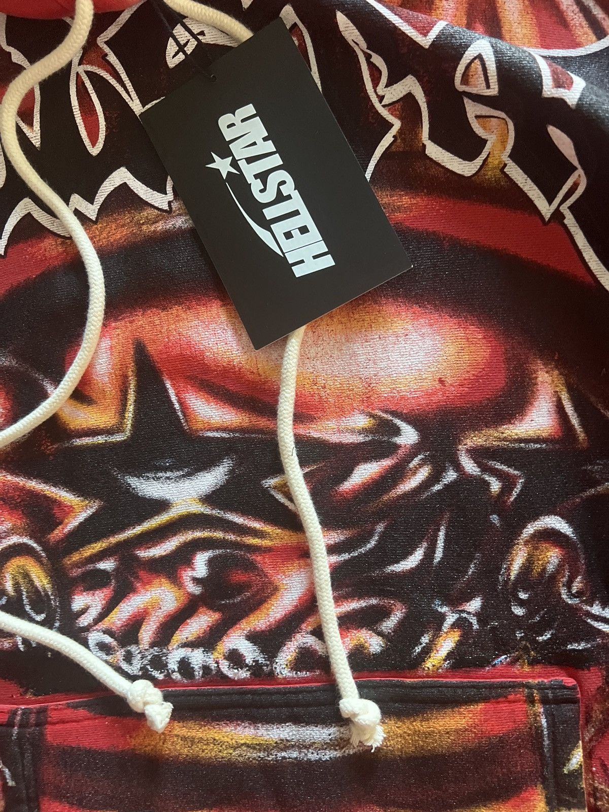 HELLSTAR Hellstar holloween capsule airbrush red hoodie Size US L / EU 52-54 / 3 - 10 Thumbnail