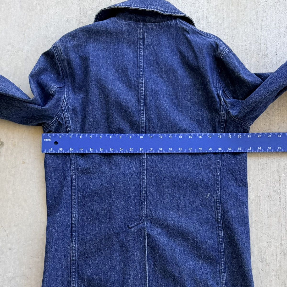 Polo Ralph Lauren Vintage Polo Ralph Lauren Denim Peacoat Double Breasted Size US M / EU 48-50 / 2 - 6 Thumbnail