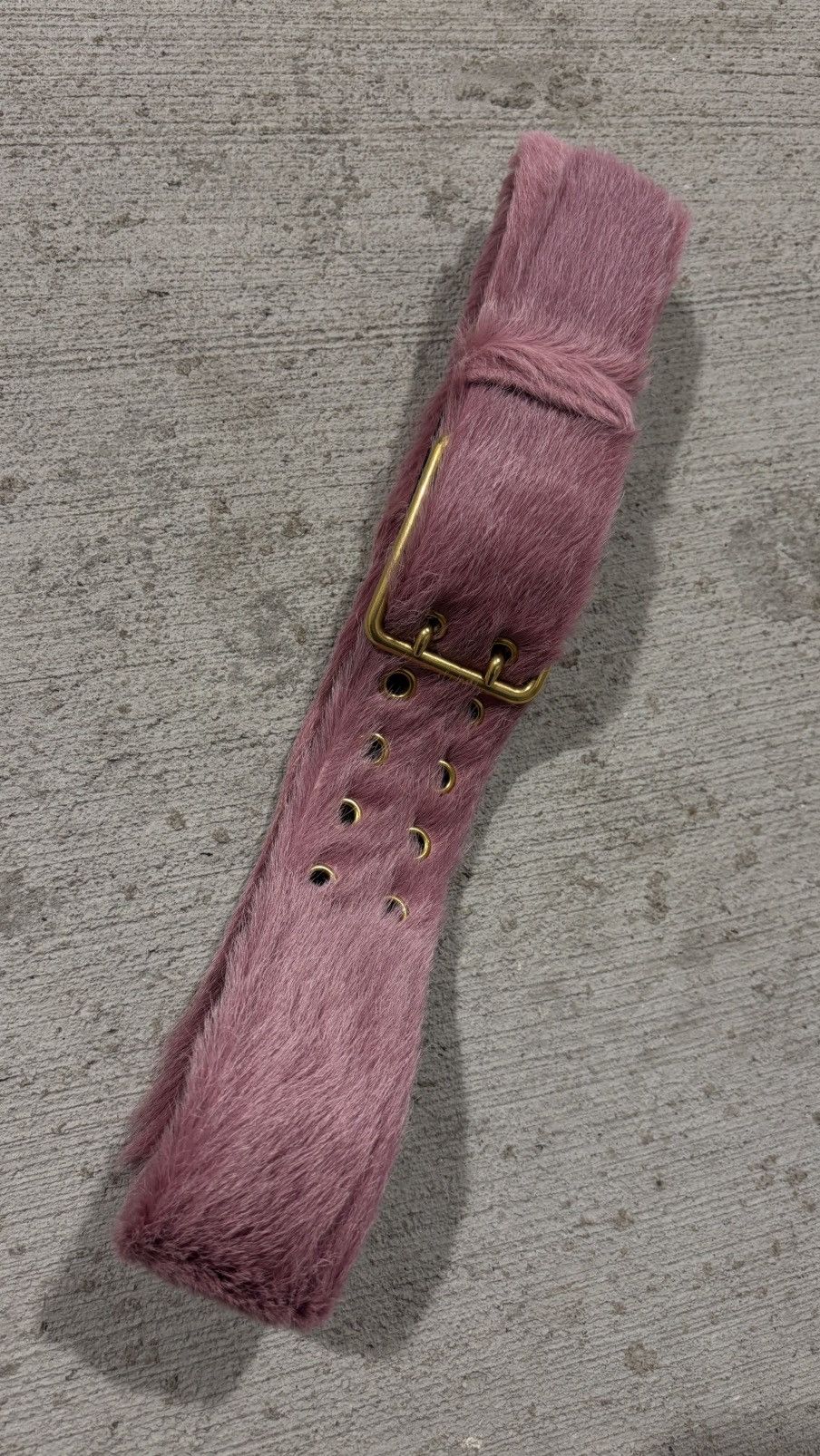 Prada Prada Fur Belt Size 30 - 1 Thumbnail