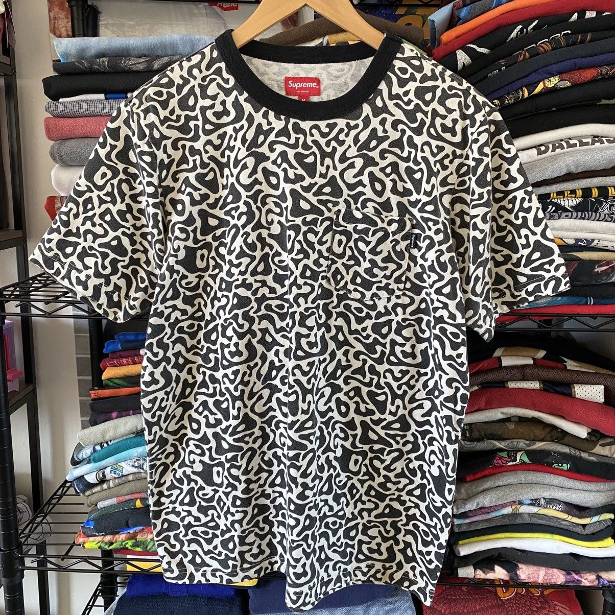 Supreme Supreme Pacific Camo Pocket T-Shirt White Black 2013 Size US M / EU 48-50 / 2 - 1 Thumbnail