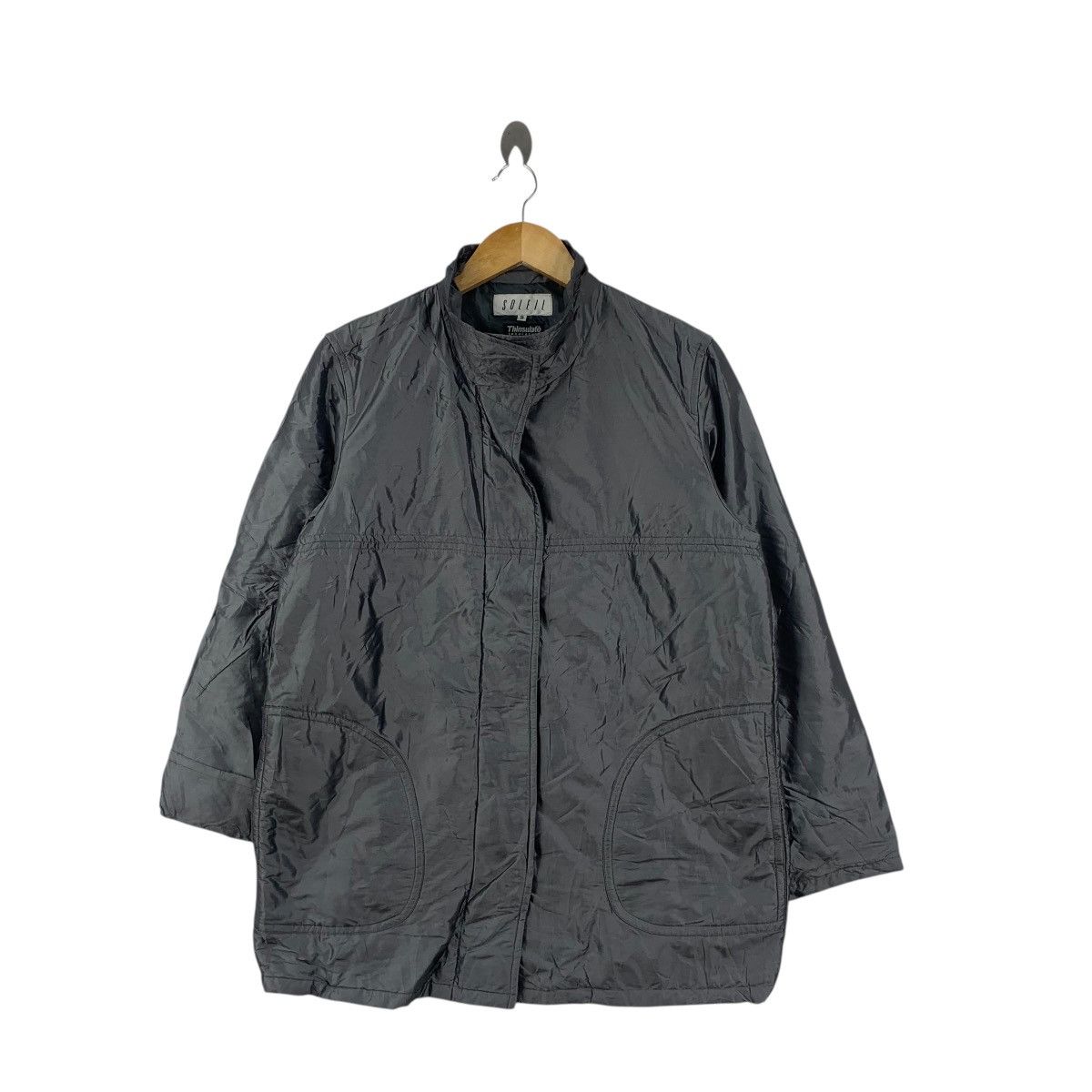 Vintage Vintage SOLEIL THINSULATE INSULATION Minimalist Trench Coat Size S / US 4 / IT 40 - 3 Thumbnail
