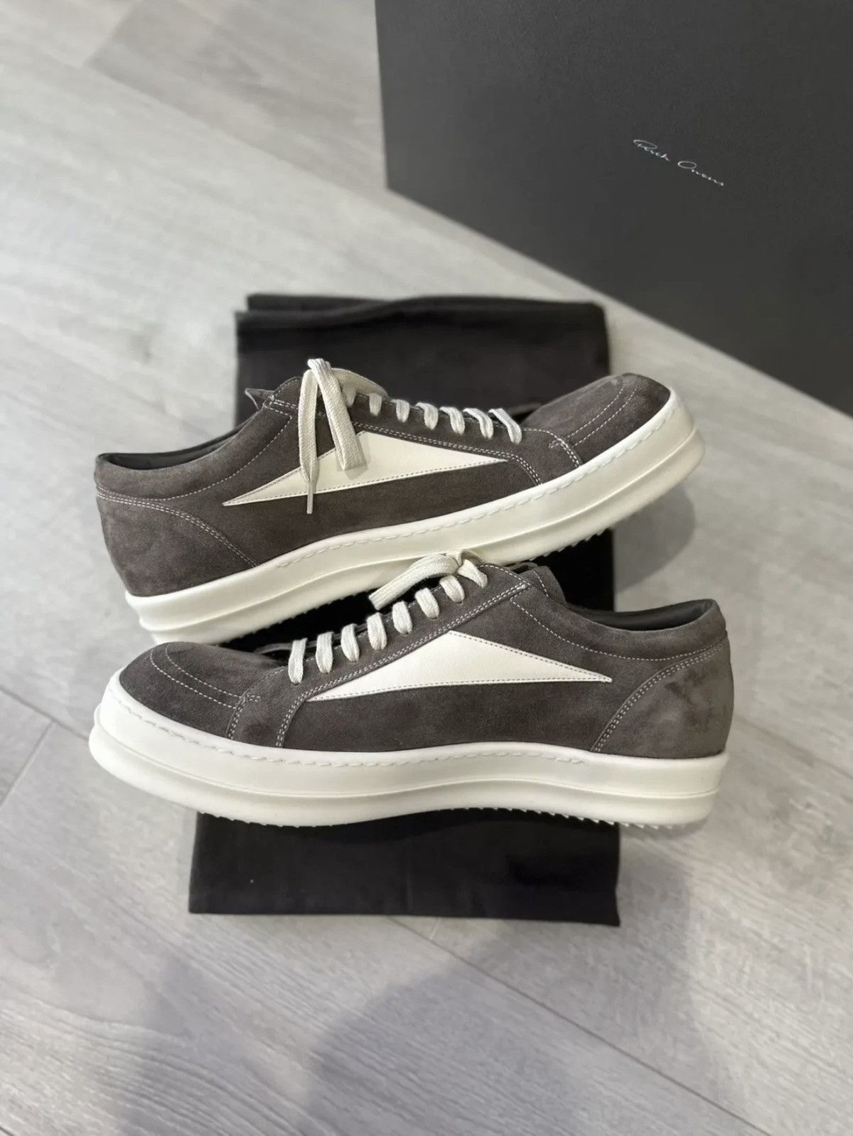 Rick Owens RICK OWENS VINTAGE SNEAKER DUST Size US 12 / EU 45 - 5 Thumbnail