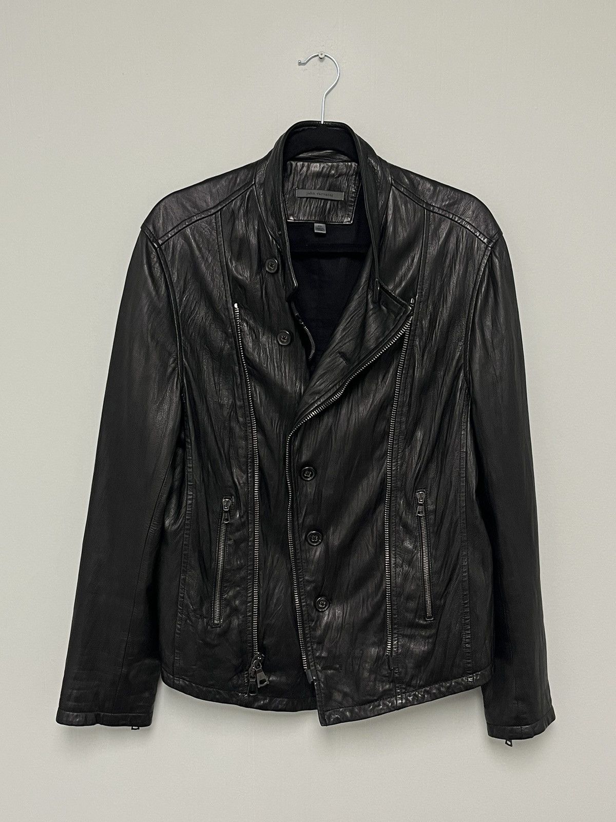 John Varvatos Asymmetrical biker jacket. 46 Size US S / EU 44-46 / 1 - 9 Thumbnail