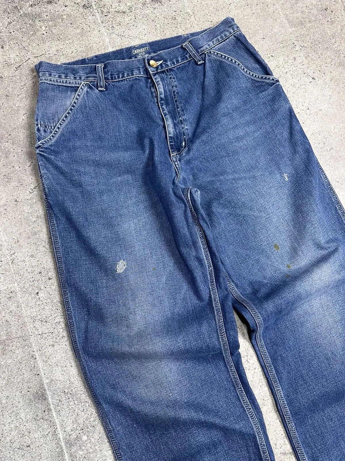Carhartt Wip Vintage Carhartt Denim Pants Carpenter Jeans Workwear Style Size US 32 / EU 48 - 3 Thumbnail
