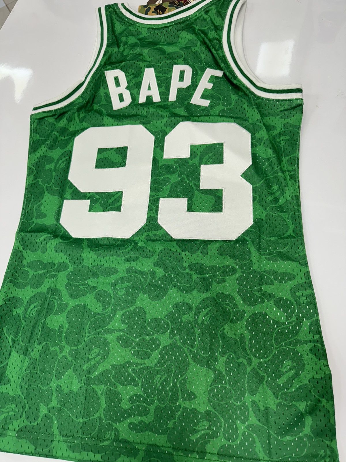 Bape × Mitchell & Ness Bape x Mitchel & Ness Boston Celtics Jersey Size US XS / EU 42 / 0 - 6 Thumbnail