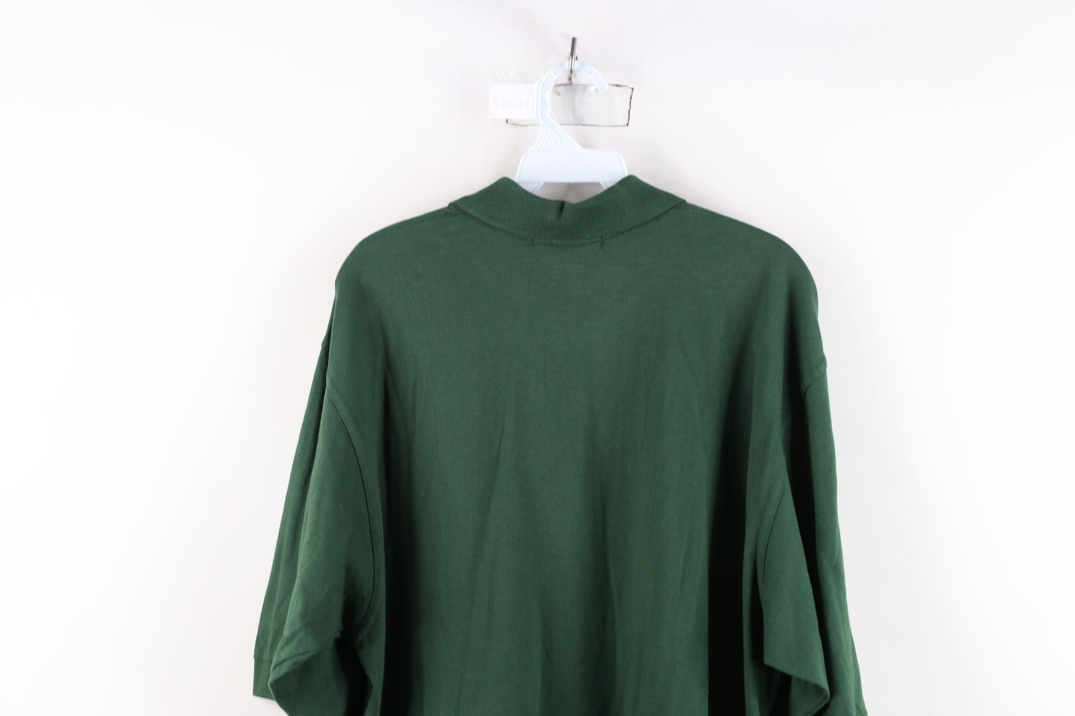 Nike × Vintage Deadstock Vintage 90s Nike Golf Collared Polo Shirt Green Size US L / EU 52-54 / 3 - 13 Thumbnail