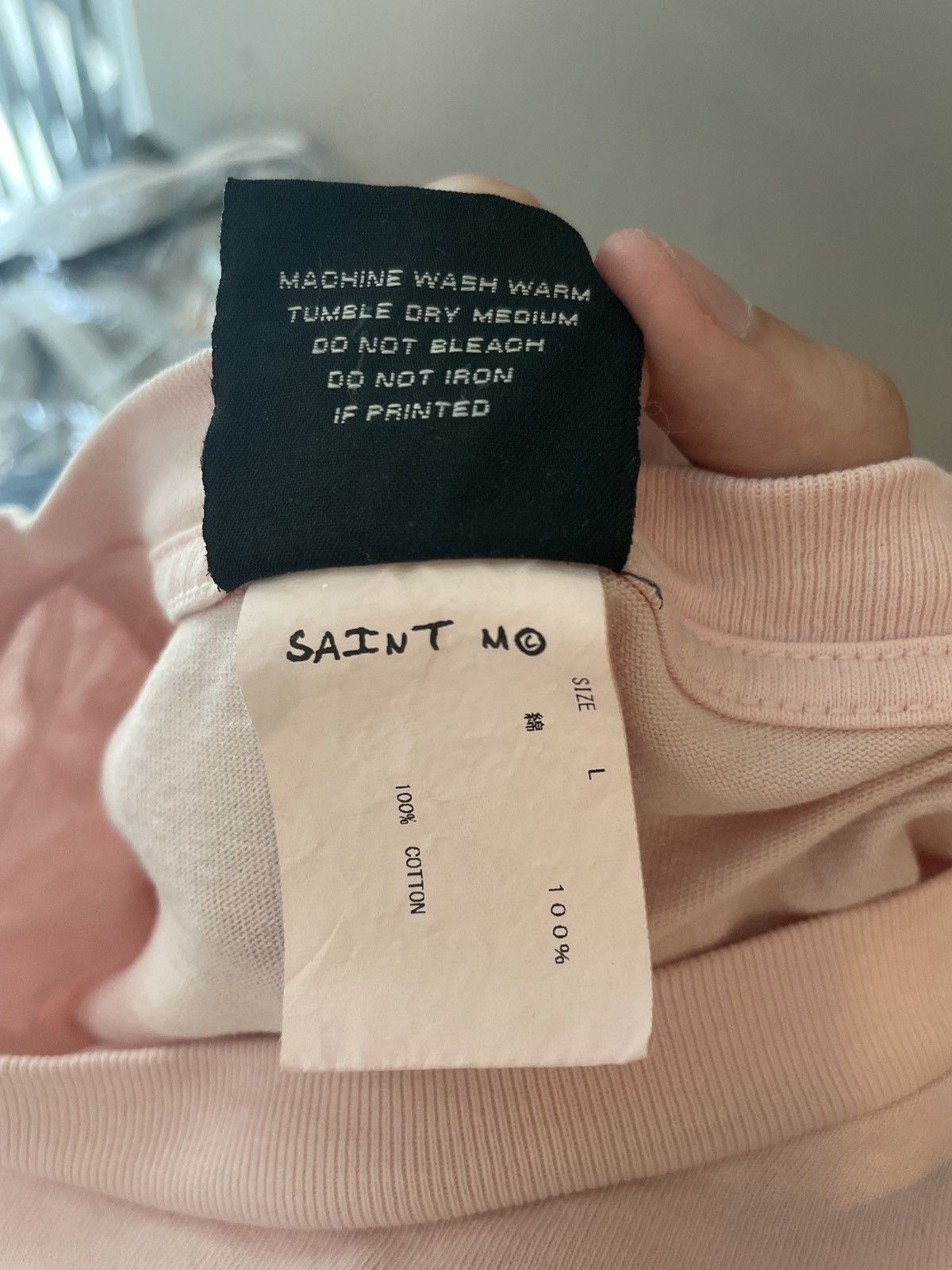 Saint Michael Saint Michael Love Long Sleeve T-Shirt Pink L Size US L / EU 52-54 / 3 - 5 Thumbnail