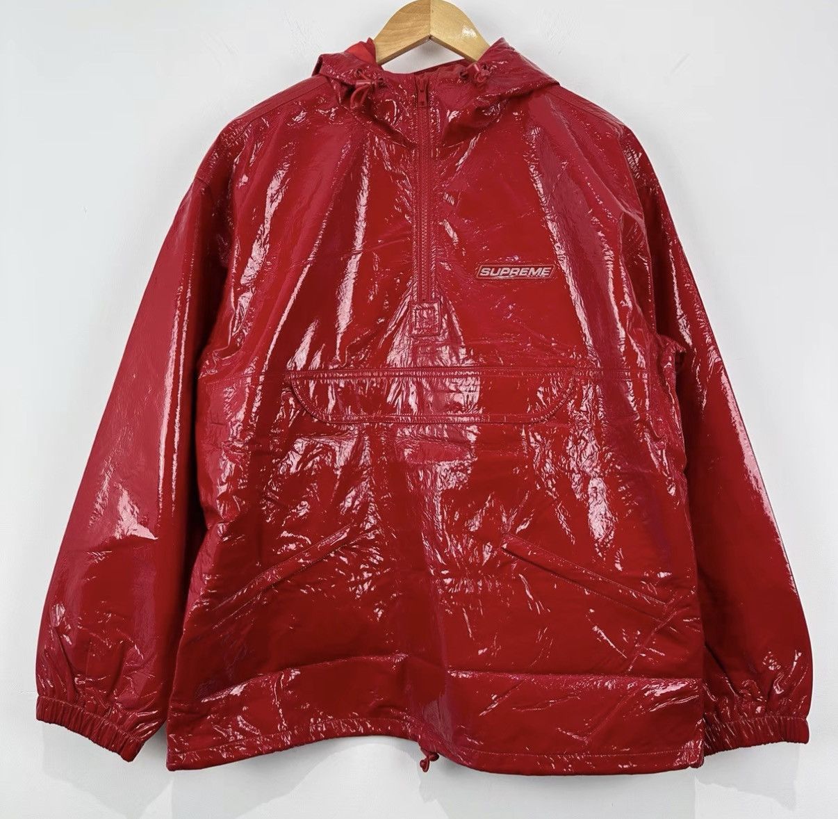 Supreme Supreme Patent Leather 3M Reflective Half-Zip Jacket J42 Size US S / EU 44-46 / 1 - 1 Thumbnail