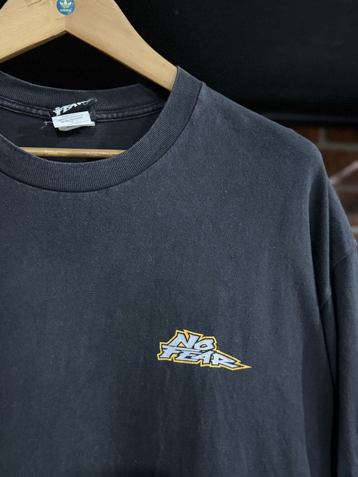 No Fear × Vintage Vintage No Fear Skateboard Wording Faded Tee Size US XL / EU 56 / 4 - 6 Thumbnail