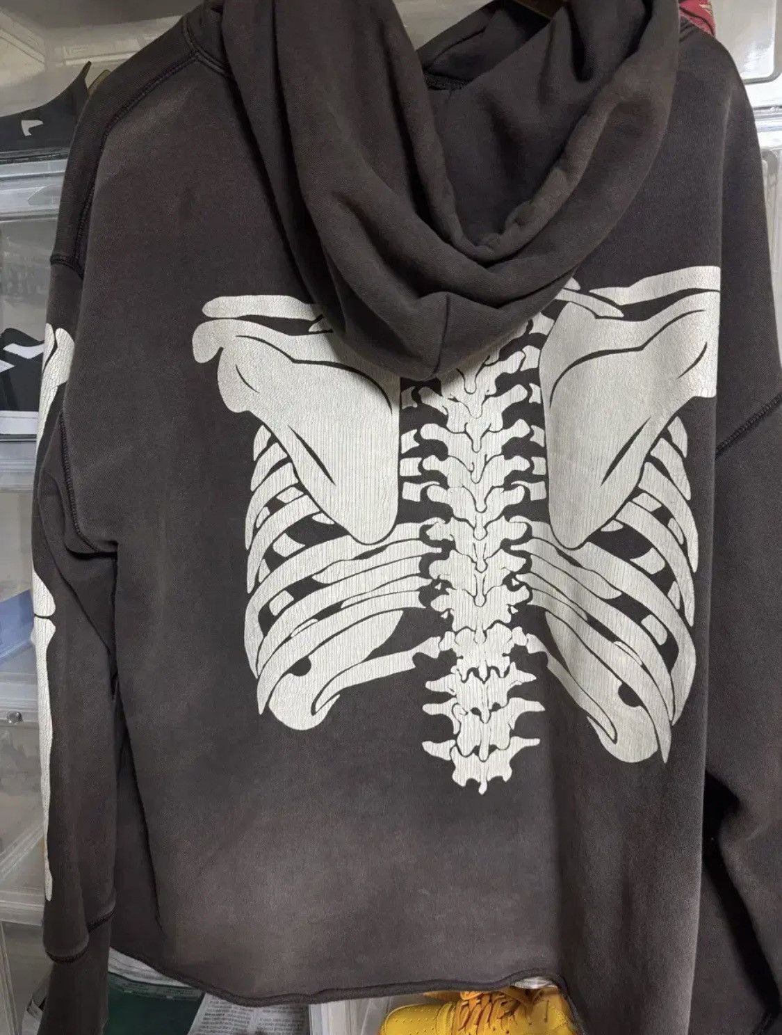 Saint Michael × Vlone Saint Michael x Vlone Misfits Bone Hoodie Size US M / EU 48-50 / 2 - 2 Thumbnail