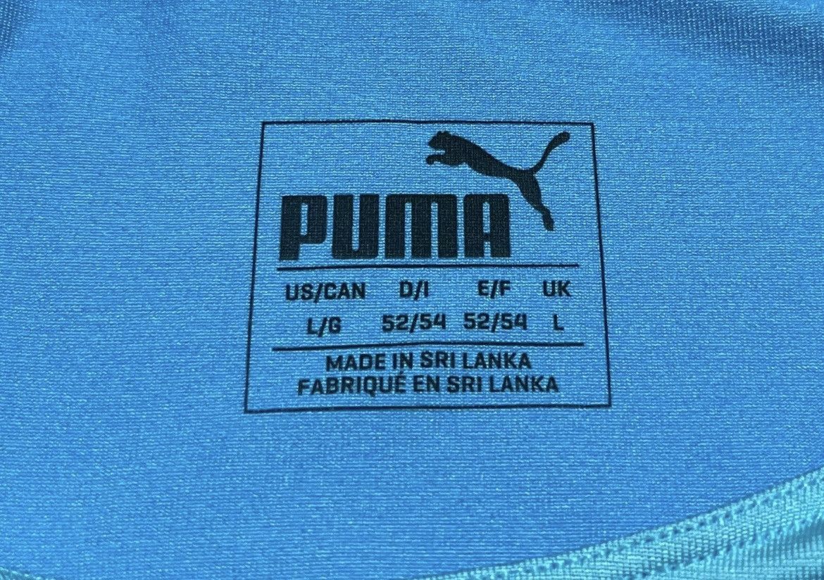 Puma OLYMPIQUE MARSEILLE 2018 2019 THIRD FOOTBALL SHIRT Size US L / EU 52-54 / 3 - 7 Thumbnail