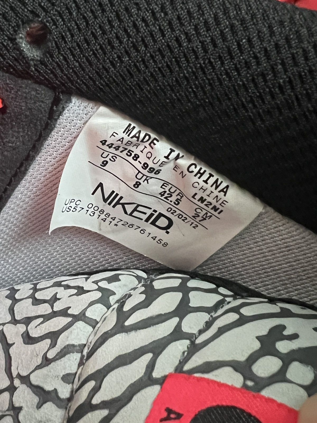 Nike 2012 Nike ID Air Force 1 - Infrared/Cement Grey - Size 9 Size US 9 / EU 42 - 9 Thumbnail