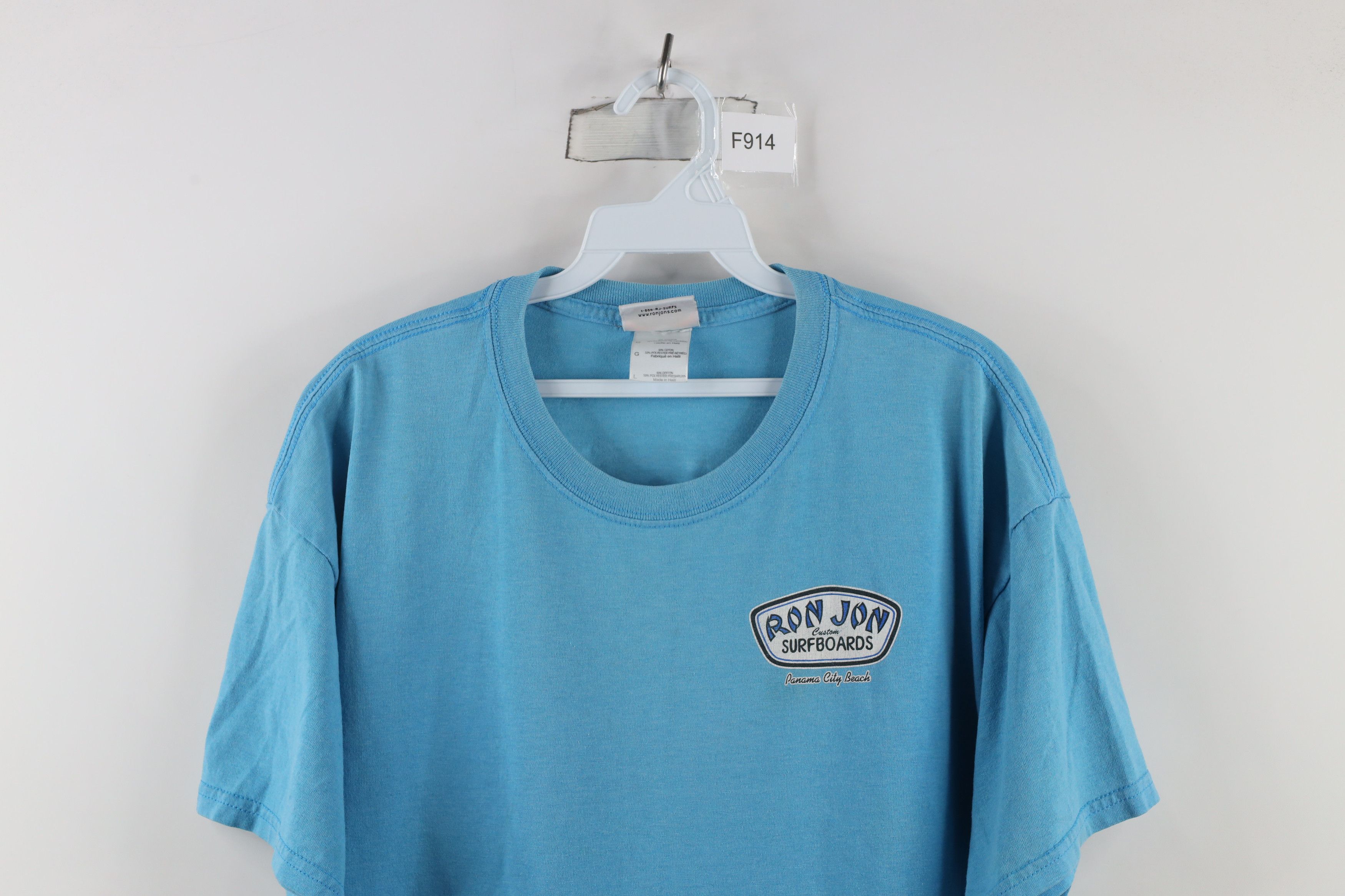 Vintage Vintage Ron Jon Surf Shop Spell Out Surfboards T-Shirt Size US L / EU 52-54 / 3 - 2 Thumbnail
