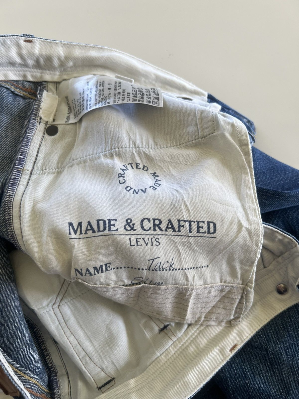 Levi's Vintage Levis Strauss Made Crafted Denim Jeans Size 30" Size US 30 / EU 46 - 9 Thumbnail