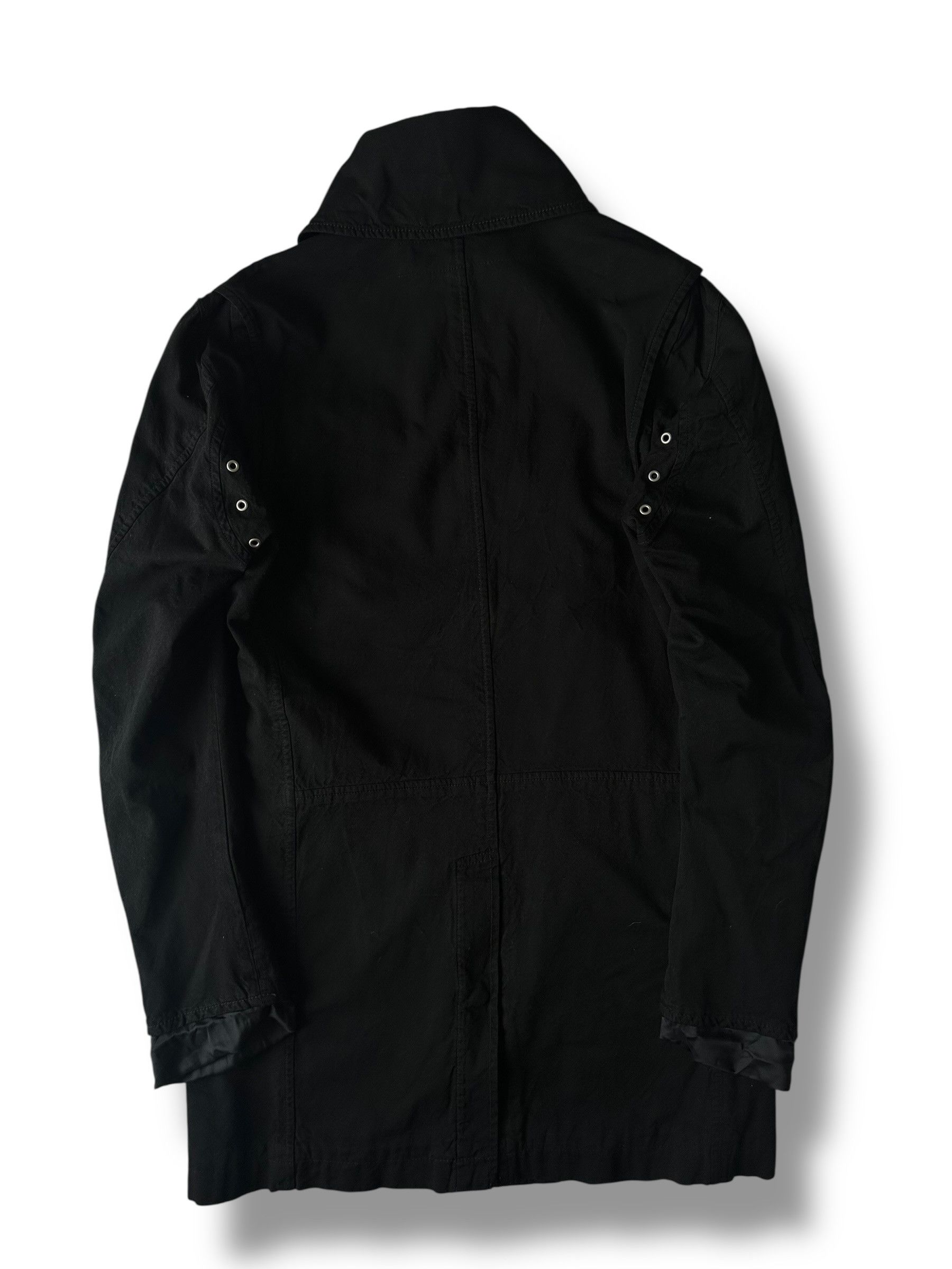 Junya Watanabe F/W07 Junya Watanabe Comme Des Garcons Runway Zip Black Coat Size US L / EU 52-54 / 3 - 3 Thumbnail