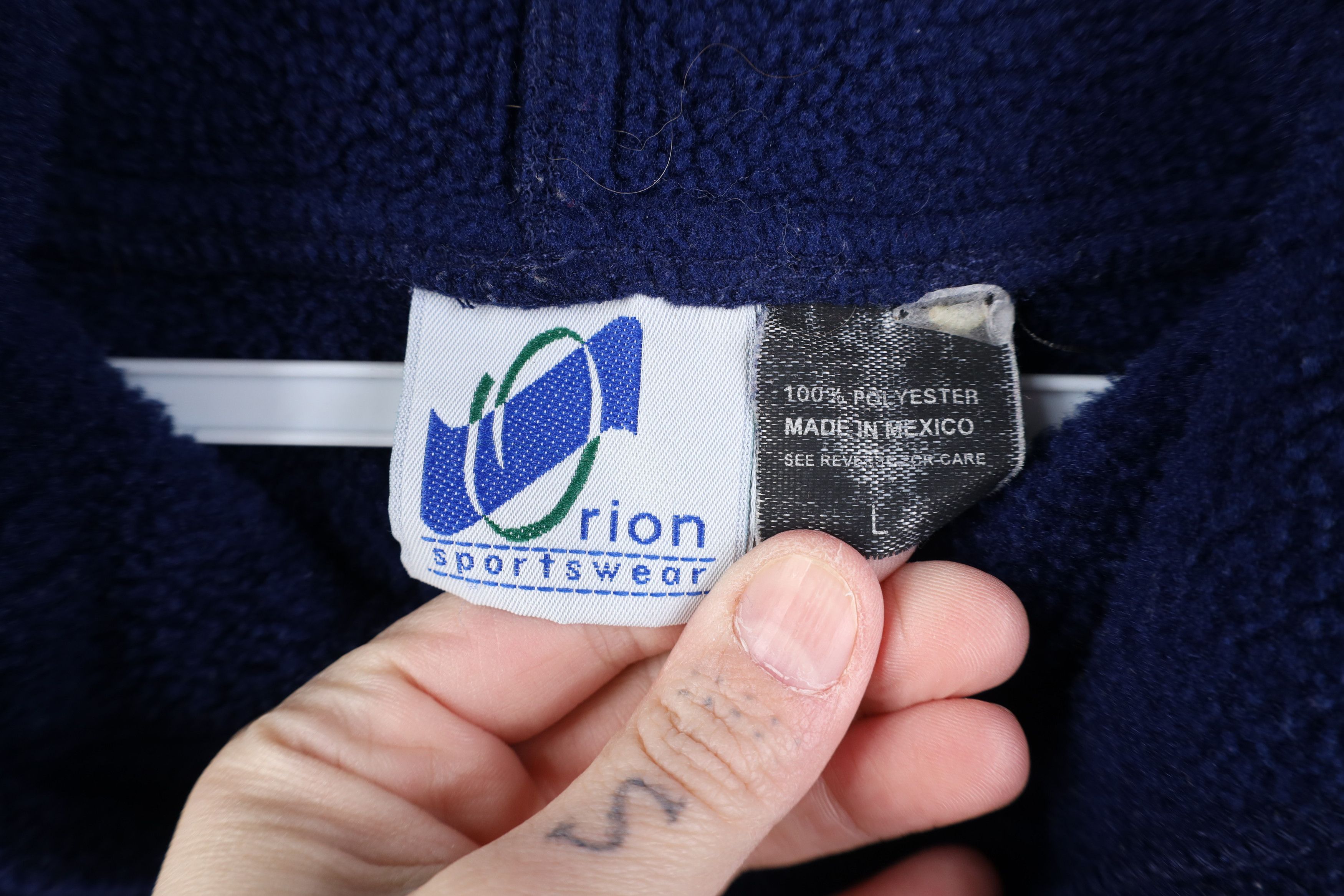 Vintage Vintage 90s University of Kentucky Fleece Hoodie Sweatshirt Size US L / EU 52-54 / 3 - 7 Thumbnail