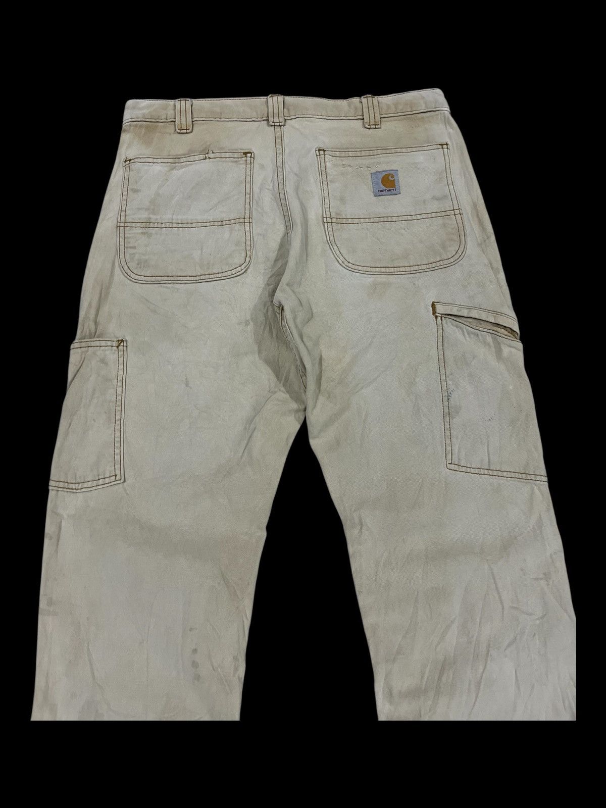 Carhartt × Vintage Carhartt Double Knee Carpenter Relax Fit Distressed Jeans Size US 32 / EU 48 - 7 Thumbnail