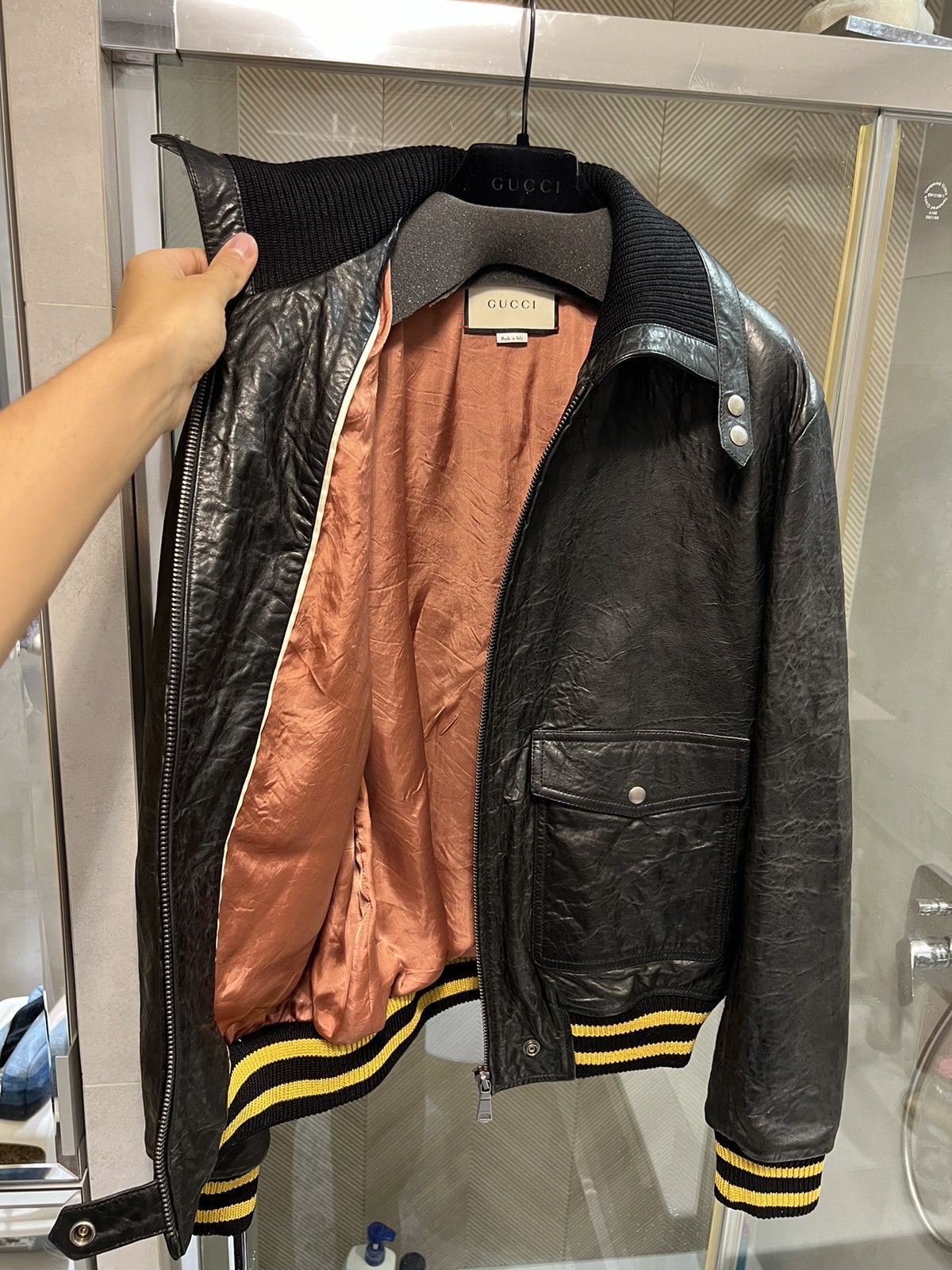 Gucci Gucci Spiritismo Leather Jacket Size US M / EU 48-50 / 2 - 4 Thumbnail