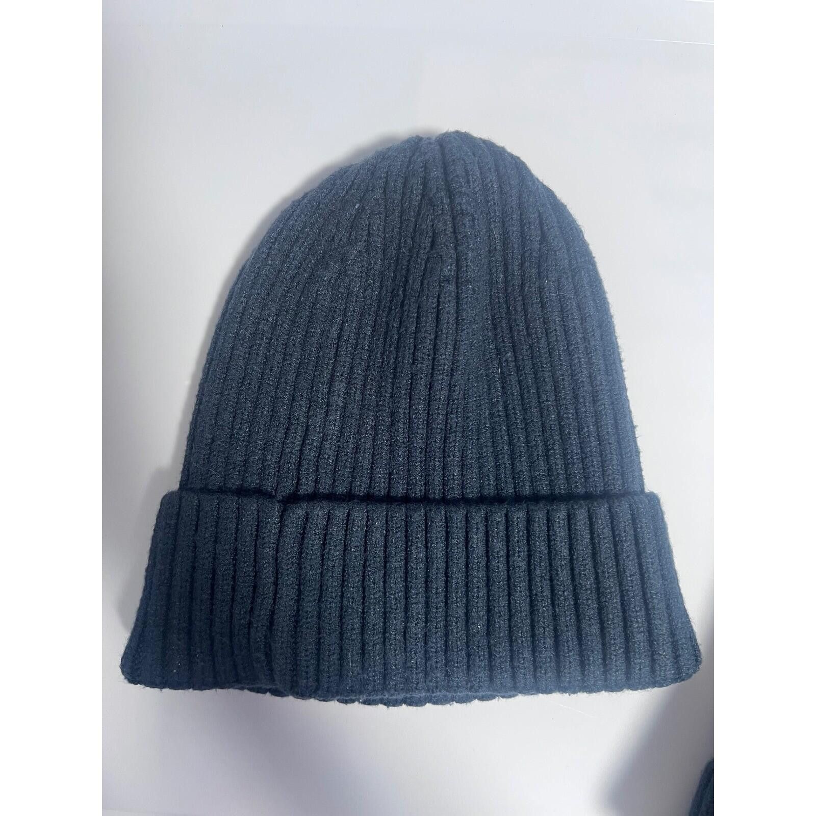 Other Amazon Smile Logo Ribbed Cuffed Beanie Navy Blue One Size Size ONE SIZE - 2 Thumbnail
