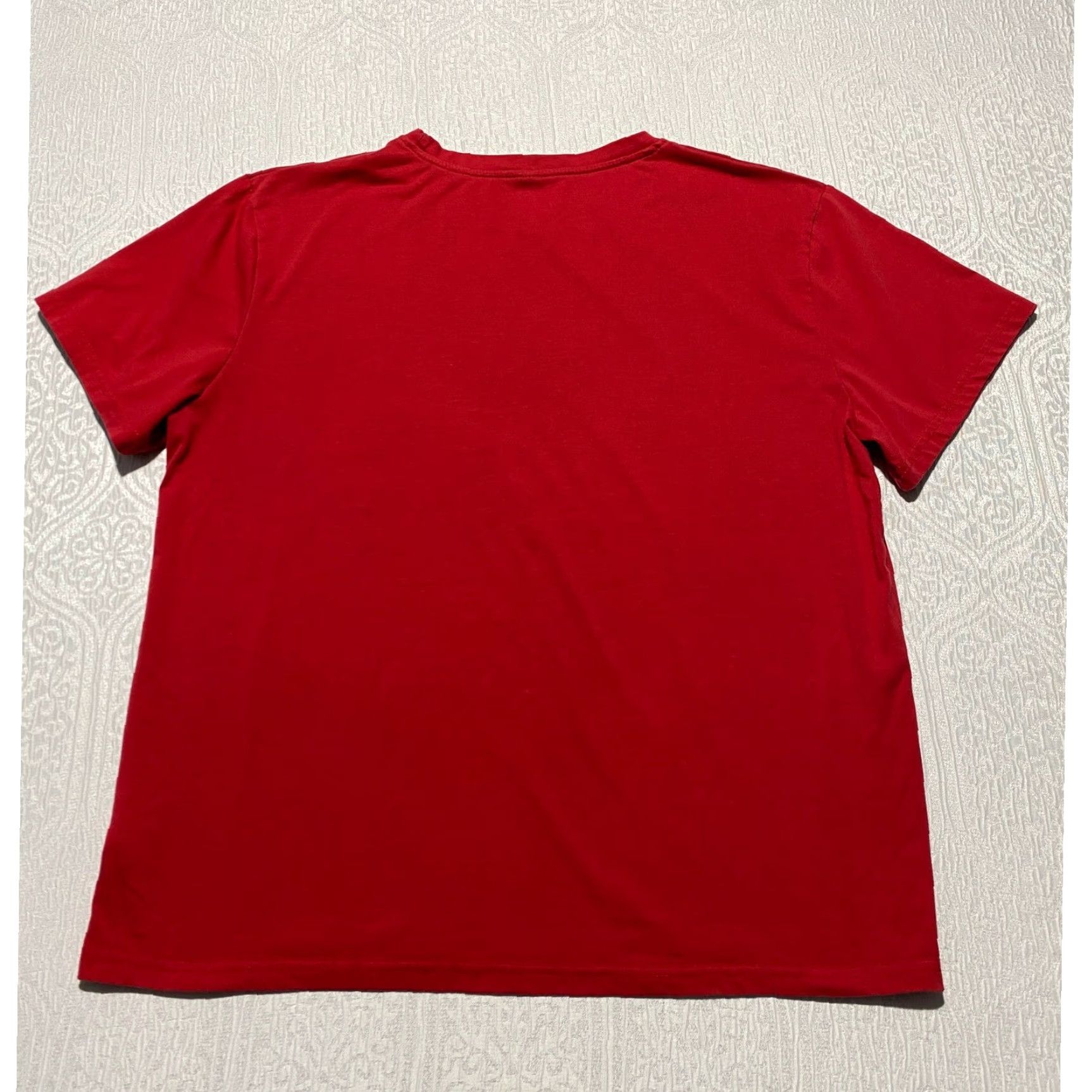 Vintage ROMWE Mens L Red Dangerous Grunge Punk Skull Cross Graphic T-Shirt Edgy Tee Size US L / EU 52-54 / 3 - 2 Thumbnail