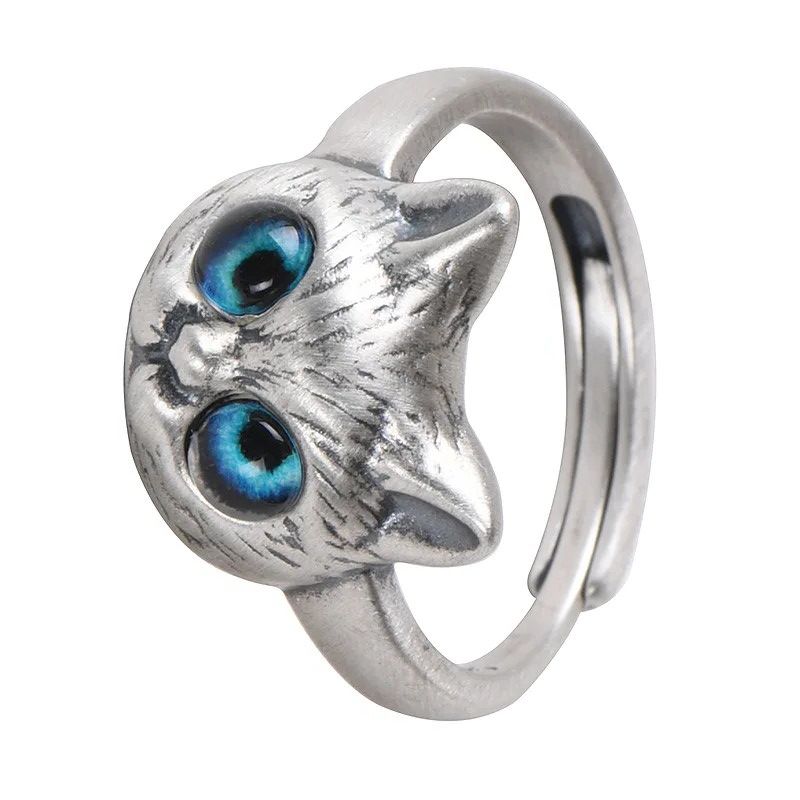 Jewelry × Vintage Vintage Cute Cat Ring Size ONE SIZE - 2 Thumbnail