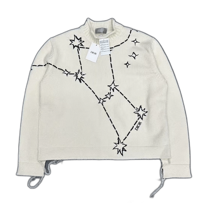 Dior Embroidered Starry Knit Sweater XXL-2506