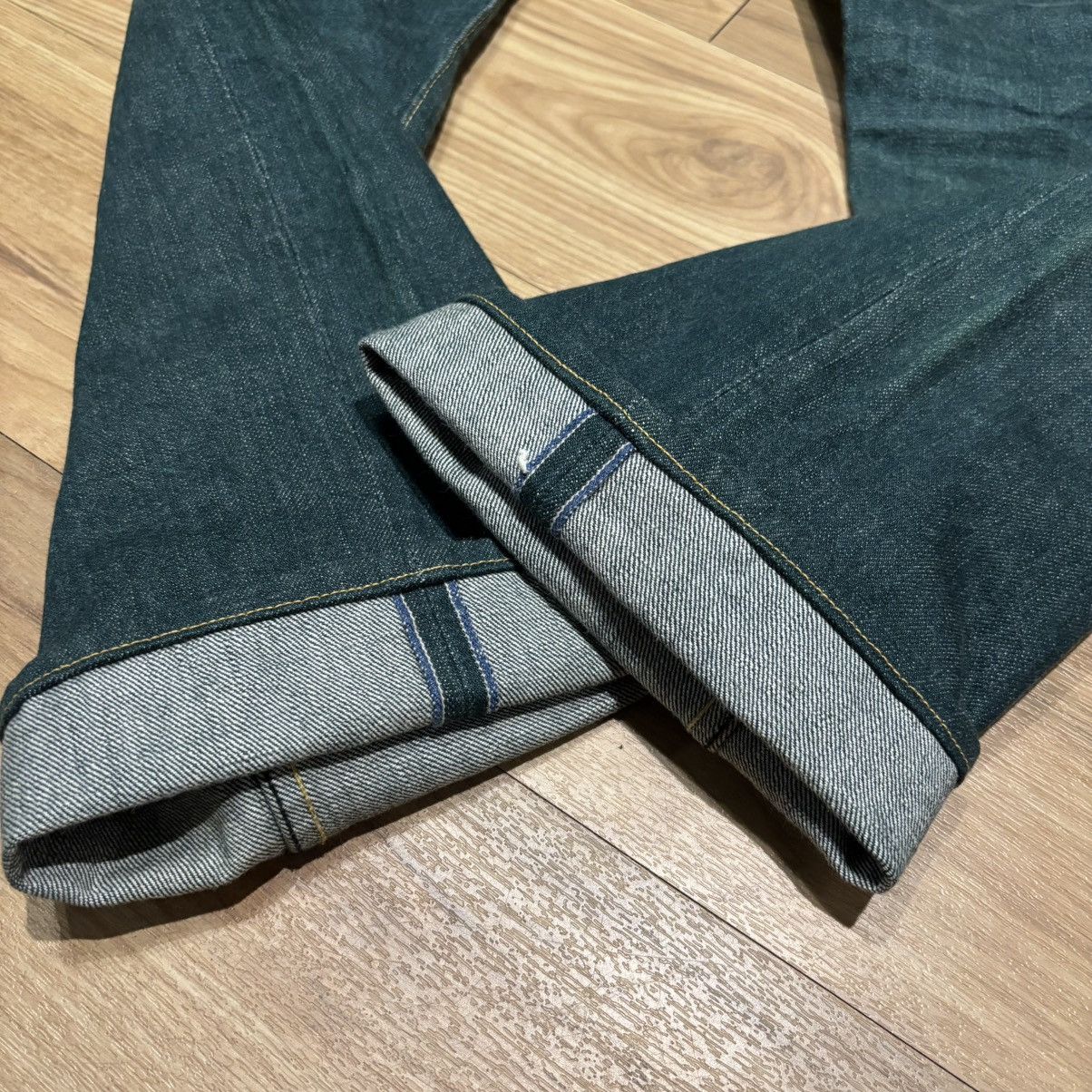 Kapital Kapital No.4 Selvedge Buckle Back Selvedge Jeans Size US 27 - 8 Thumbnail