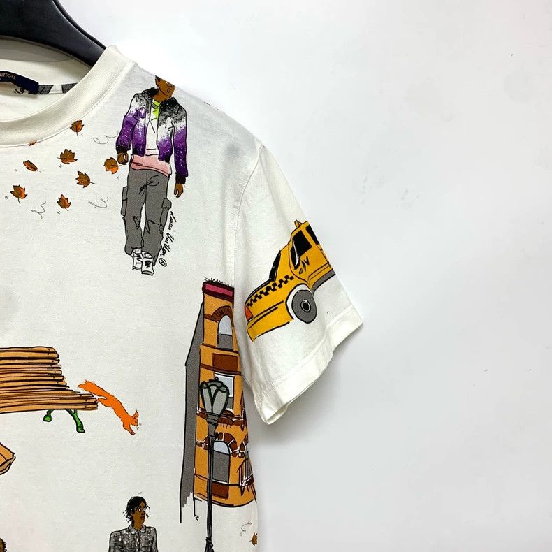 Louis Vuitton White figure short sleeve 2503-Nextarrow