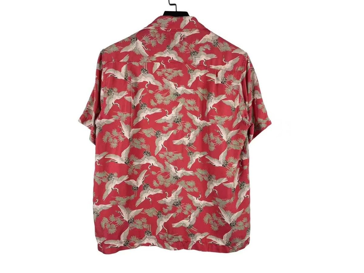 Amiri Amiri Silk Crane Button Shirt Size US M / EU 48-50 / 2 - 2 Thumbnail
