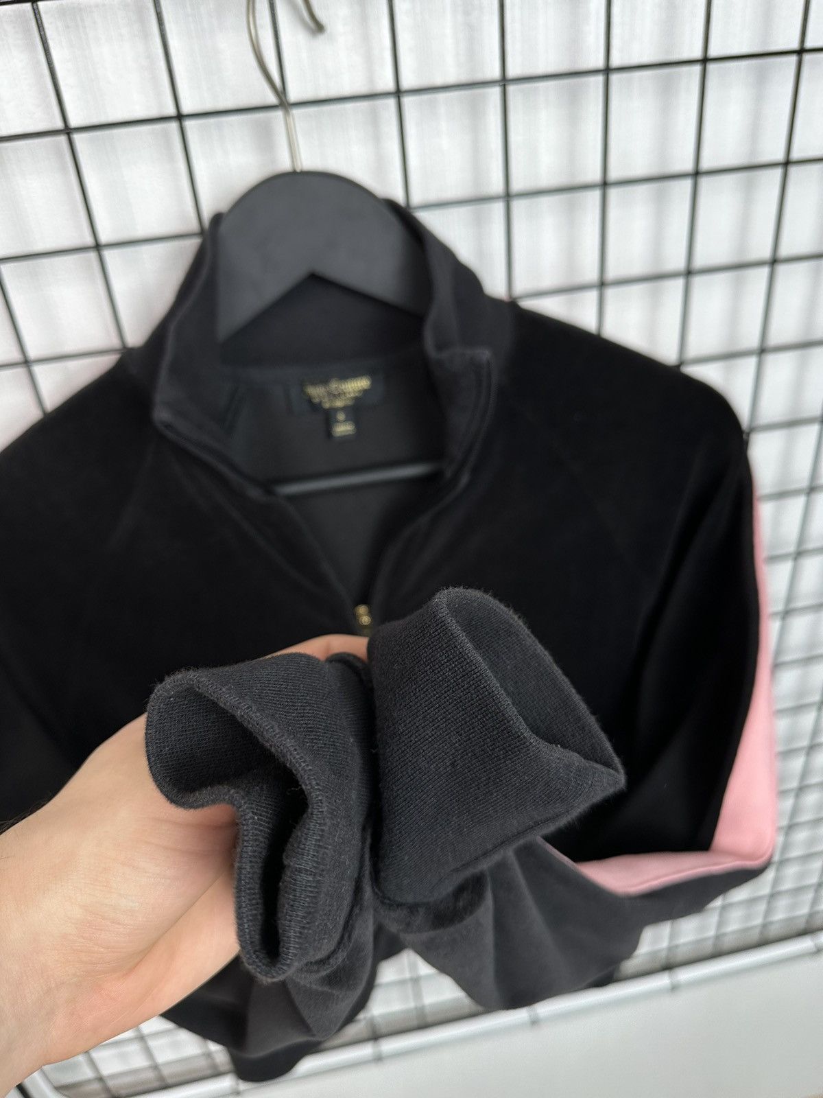 Juicy Couture × Vintage VELOUR JUICY COUTURE Black Label ZIP women S pullover Size S / US 4 / IT 40 - 12 Thumbnail