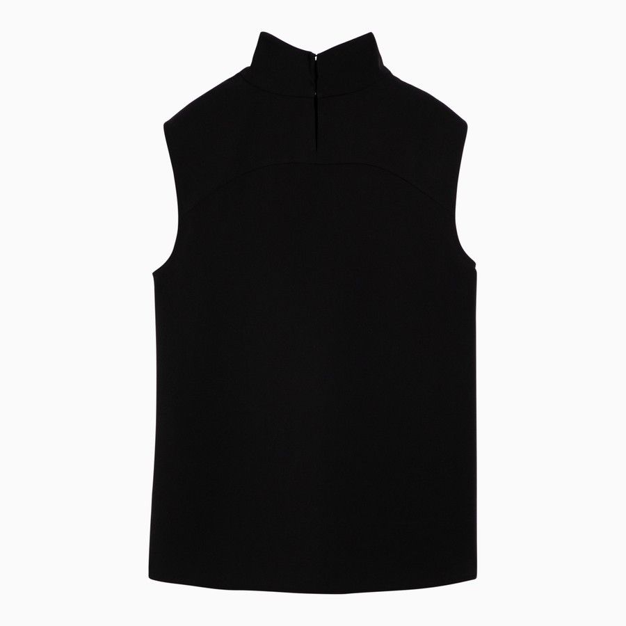 Calvin Klein o1d2blof0824 Sleeveless Turtleneck Top in Black Size S / US 4 / IT 40 - 2 Thumbnail