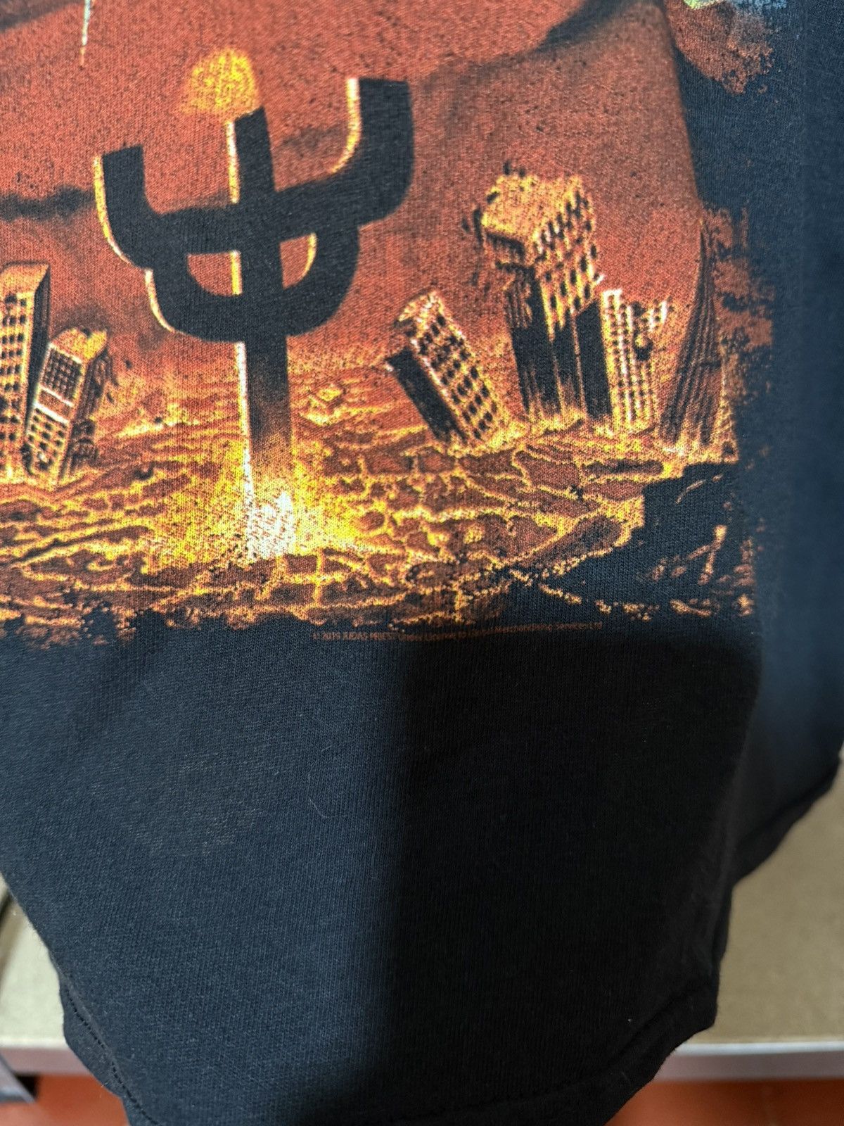 Band Tees × Vintage Vintage Judas Priest Painkiller 2019 Rock Band Retro T-Shirt Size US L / EU 52-54 / 3 - 5 Thumbnail
