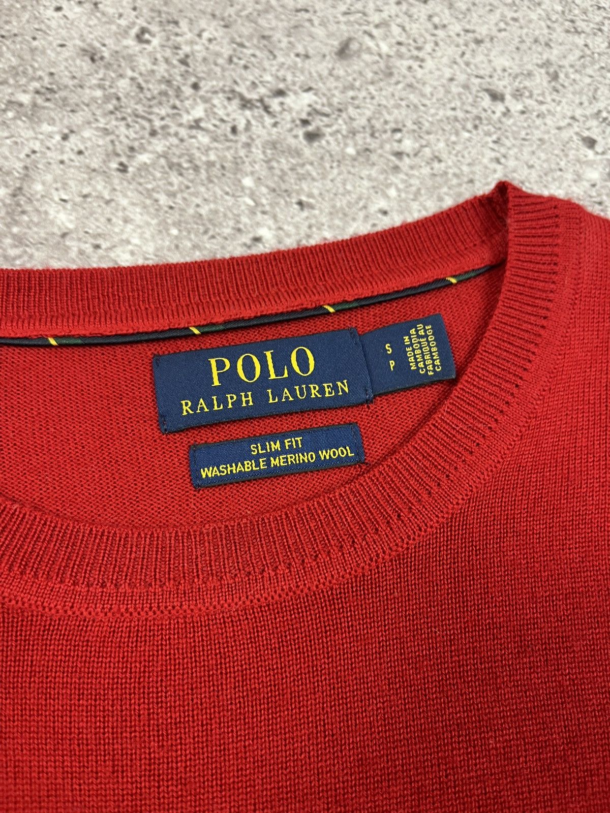 Polo Ralph Lauren Slim Fit Washable Merino Wool Sweater Size US S / EU 44-46 / 1 - 4 Thumbnail