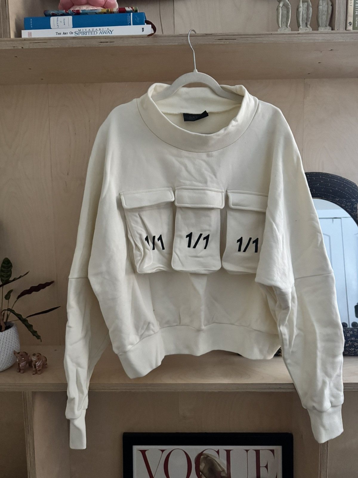 Saalt Studio SAALT STUDIOS cut pullover *rare* Size US L / EU 52-54 / 3 - 4 Thumbnail