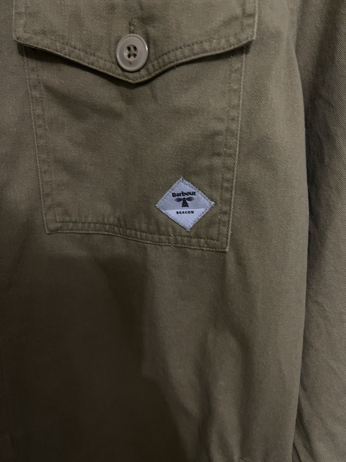 Barbour Barbour Beacon foundry overshirt M L beige haki jacket light Size US L / EU 52-54 / 3 - 3 Thumbnail