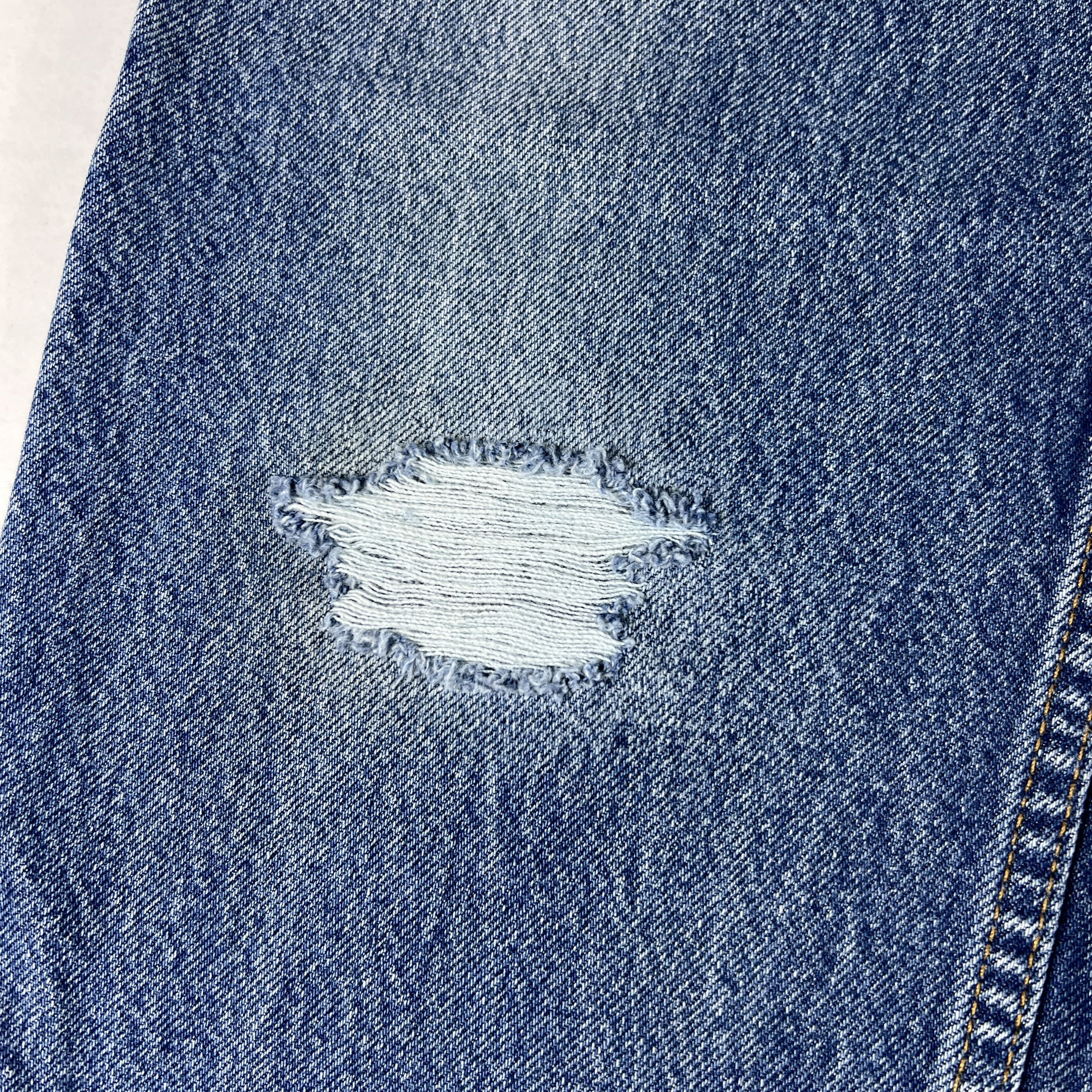 Levi's × Vintage VTG Levi's Jeans 517 Boot Cut Blue Faded Distressed Denim Size US 36 / EU 52 - 6 Thumbnail