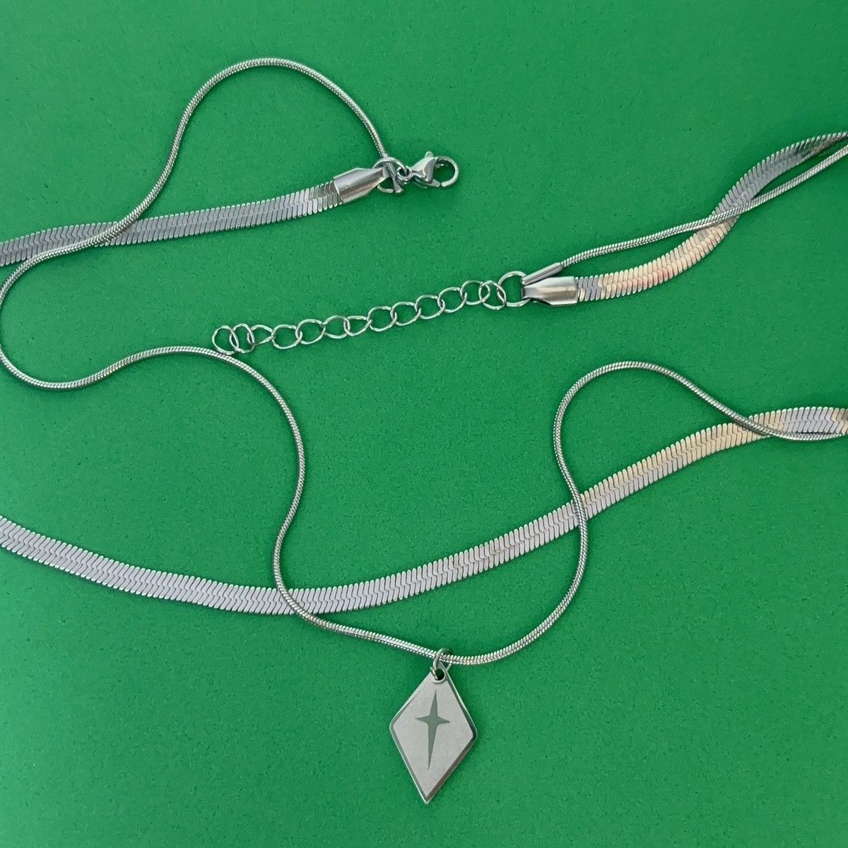Other Snake Chain Cross Pendant Necklace for Men Women Size ONE SIZE - 2 Thumbnail