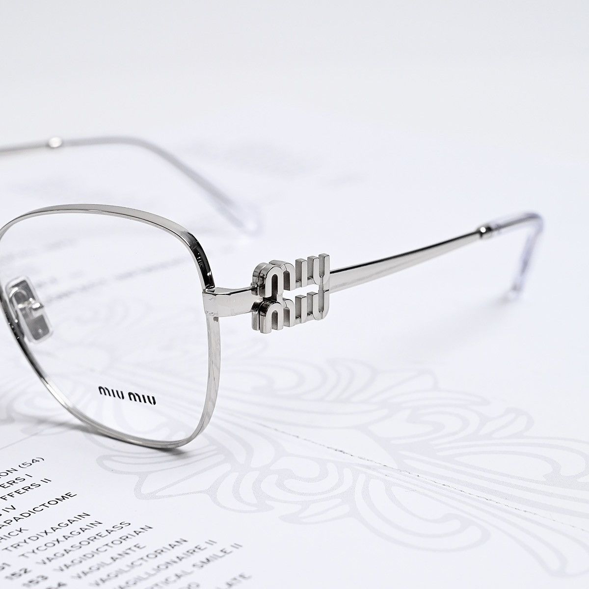 Miu Miu MIU MIU 0MU 50XV GLASSES Size ONE SIZE - 3 Thumbnail