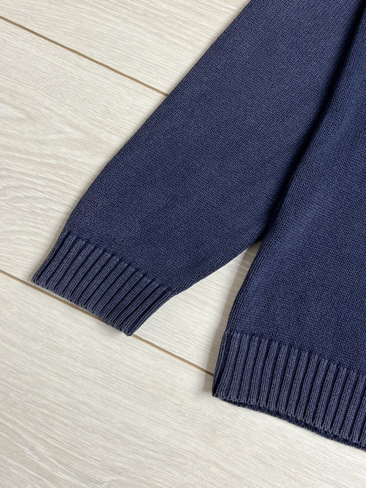 Yves Saint Laurent Vintage YSL Pour Homme Navy Crewneck Sweater Size US XL / EU 56 / 4 - 10 Thumbnail