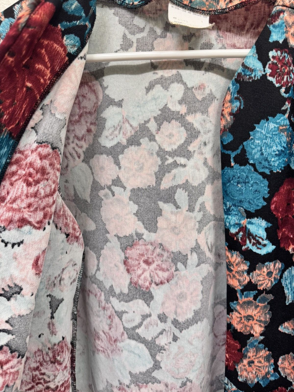 Other × Vintage Vintage Womens Floral 1980s Blazer Size XS / US 0-2 / IT 36-38 - 3 Thumbnail