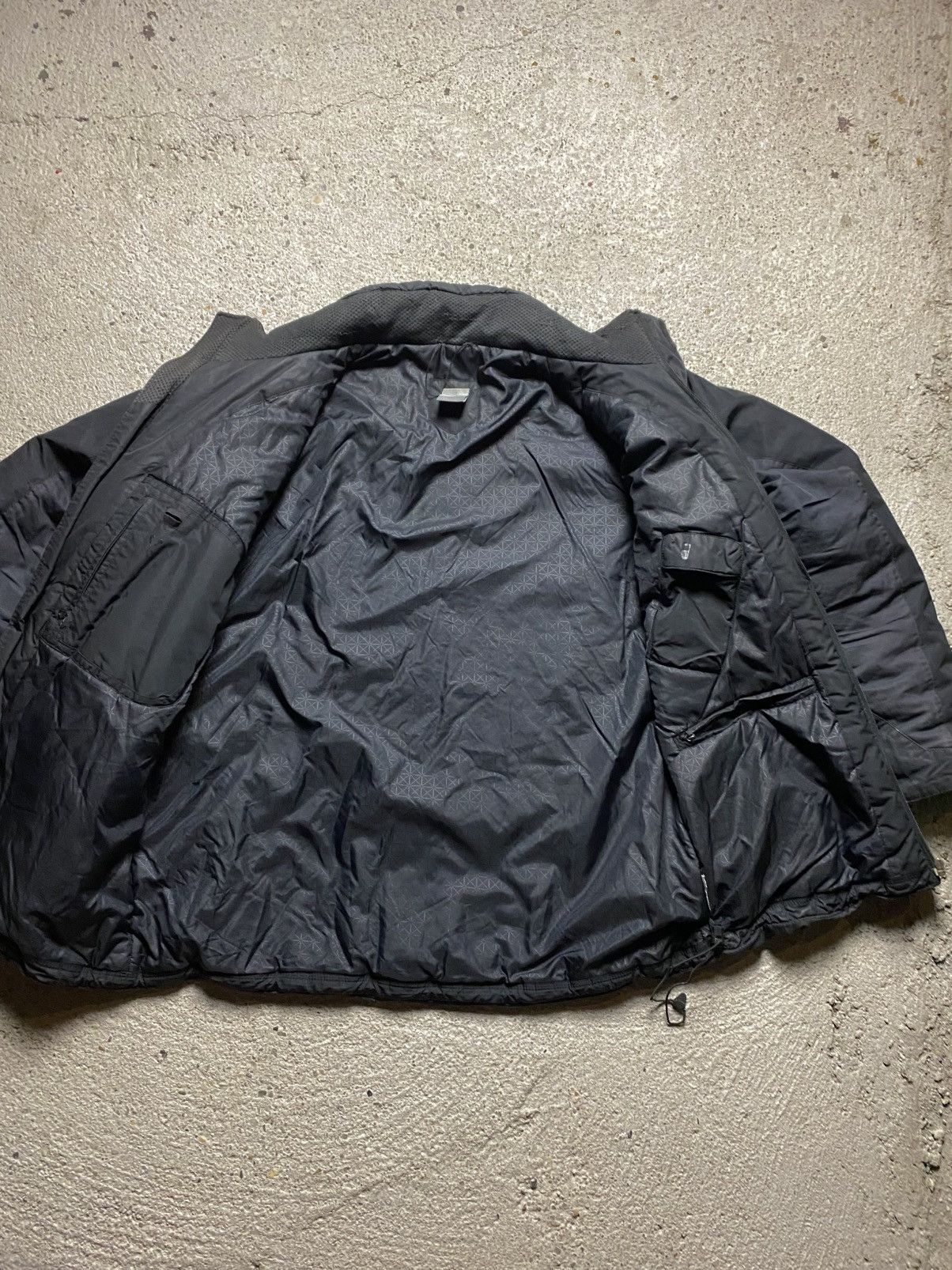 Nike × Vintage Nike vintage puffer jacket retro black baggy oversized Size US XL / EU 56 / 4 - 14 Thumbnail