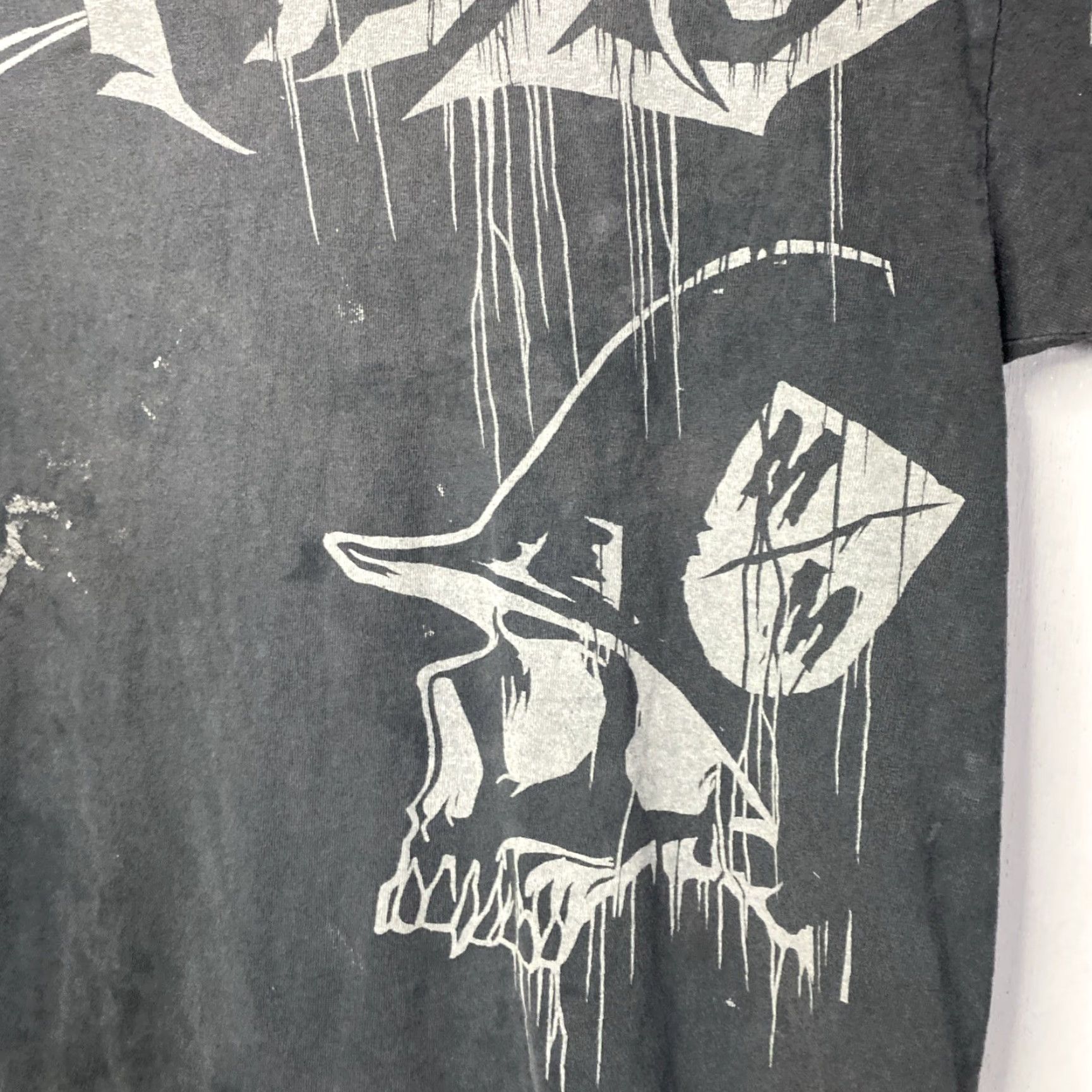 Metal Mulisha VINTAGE Metal Mulisha T Shirt AOP Grunge Distressed Soldier XL Black Men Short Sleeve Cotton T-Shirt 23X30 2000s Skate Size US XL / EU 56 / 4 - 7 Thumbnail