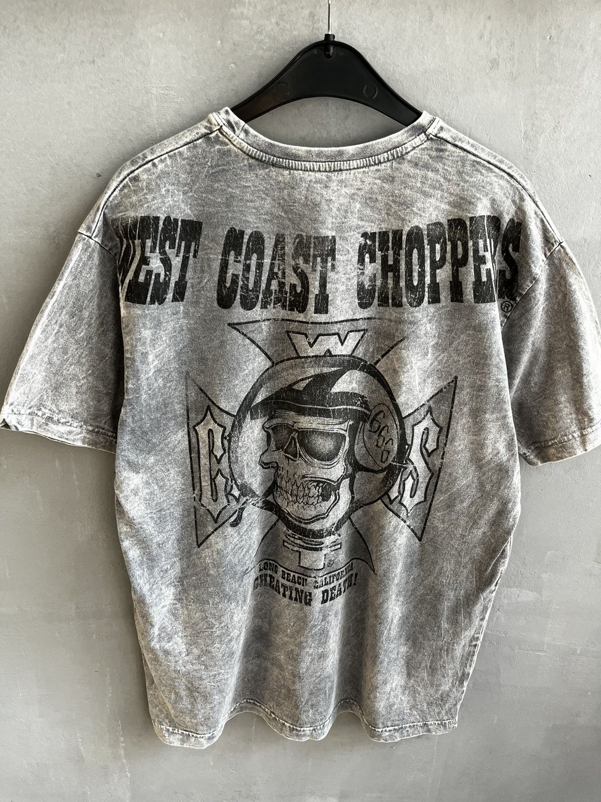 West Coast Choppers Choppers West Coast skull distressed T shirt Size US XL / EU 56 / 4 - 2 Thumbnail