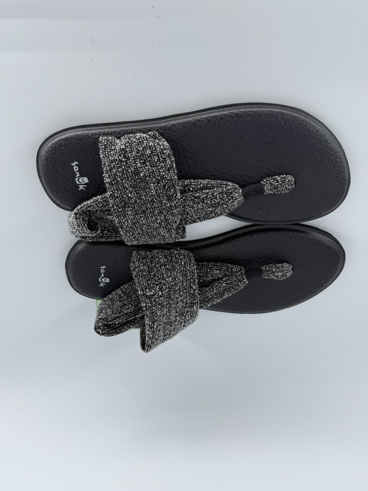 Sanuk Sanuk Yoga Sling Knitster Sandals Flip Flops Black Size 10 Size US 10 / IT 40 - 4 Thumbnail