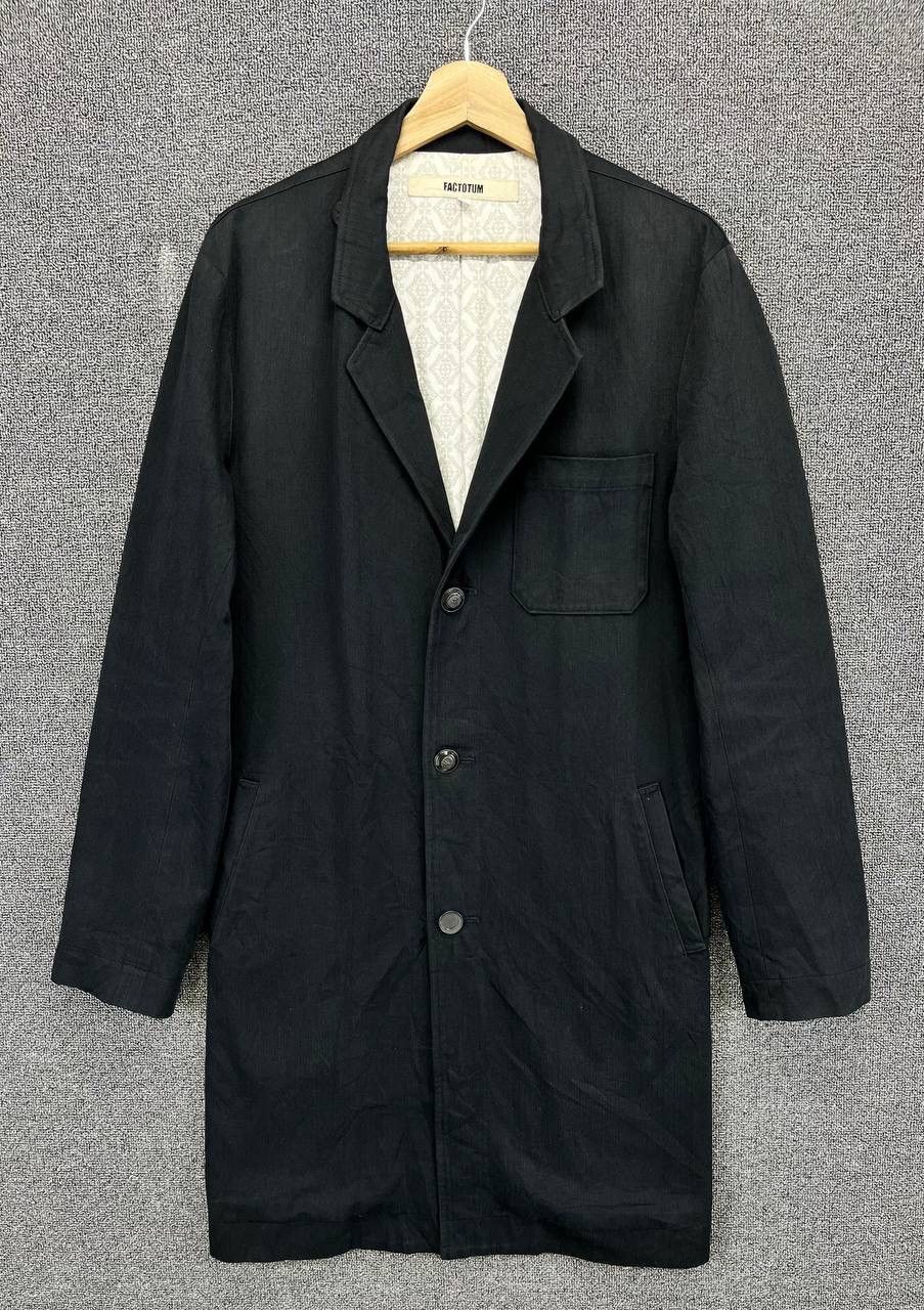 FACTOTUM Vintage Factotum Black Long Jacket Size M / US 6-8 / IT 42-44 - 1 Thumbnail