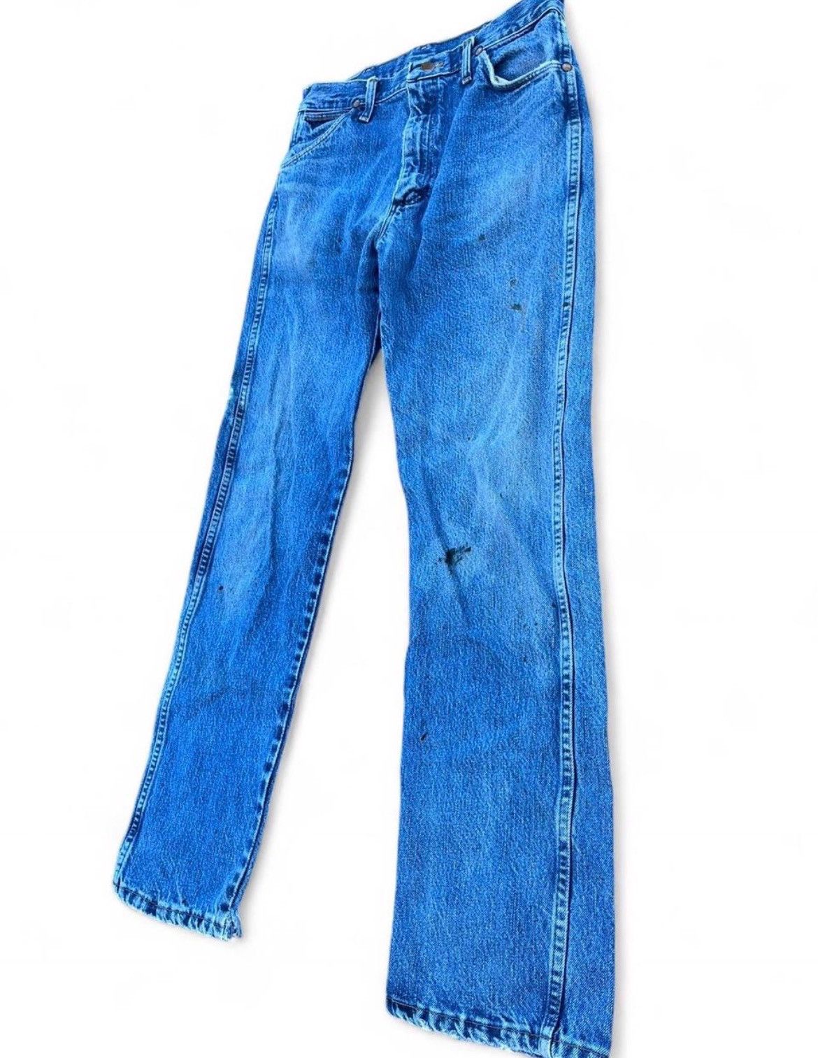 Wrangler Wrangler Men's 13MWZWD Cowboy Cut Original Fit Jeans - 31x32 Size US 31 - 3 Thumbnail