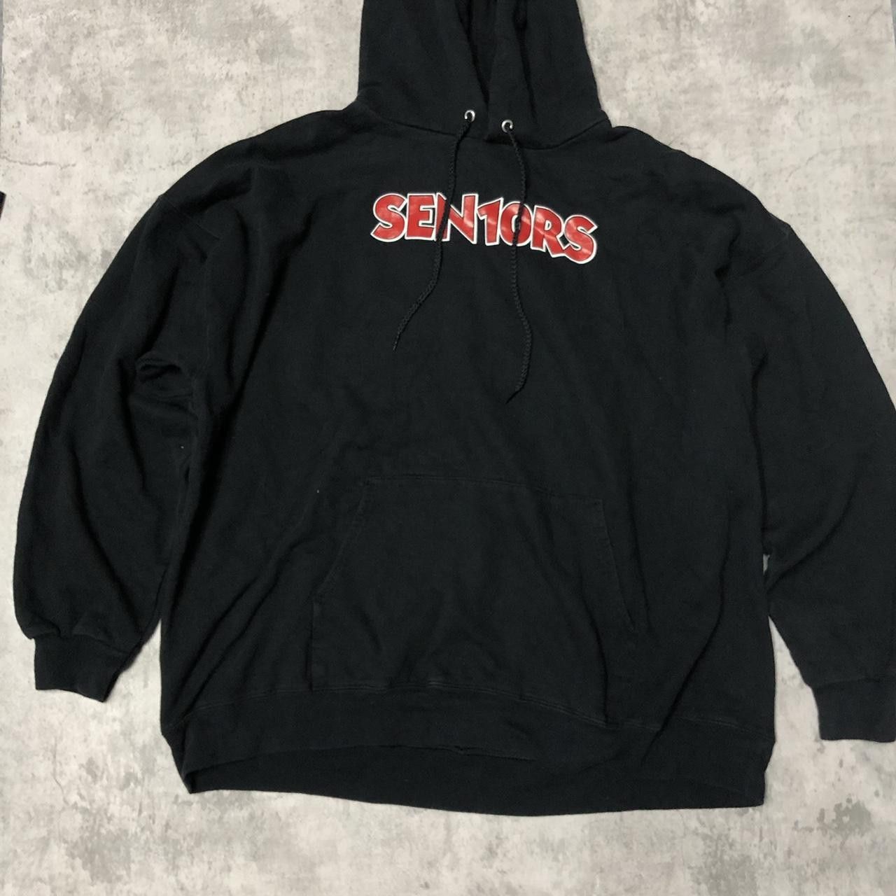 Other Seniors balck hoodie boxy vintage Size US XL / EU 56 / 4 - 1 Thumbnail