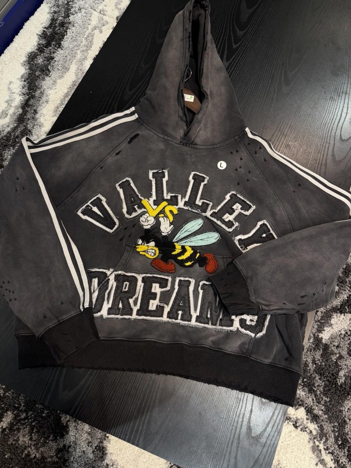 Vale Size L - Vale Black Pull Over Hoodie Black Authentic Valley Size US L / EU 52-54 / 3 - 4 Thumbnail