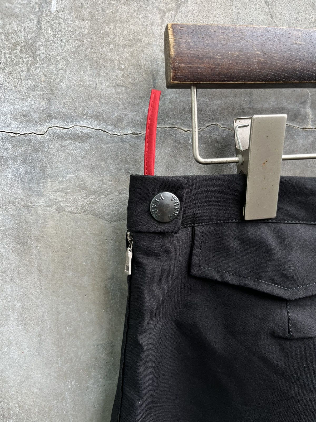 Prada Red Tab Cropped Trouser Size US 30 / EU 46 - 5 Thumbnail