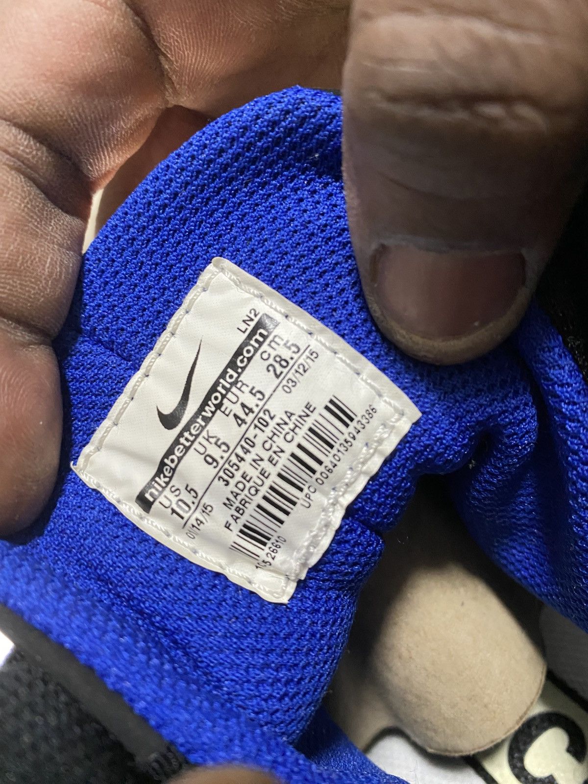 Nike Air max 2 cb ‘94 white old royal 2015 Size US 10.5 / EU 43-44 - 6 Thumbnail